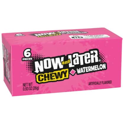 EXPIRED - Now and Later Chewy Watermelon (26g) BB 07/2023