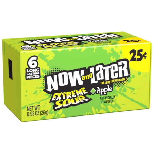 Now and Later Extreme Sour Apple (26g)