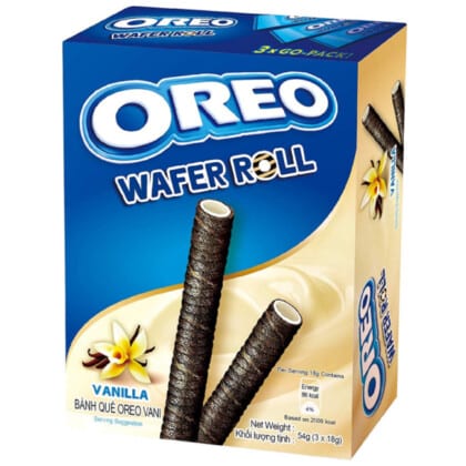 Oreo Vanilla Wafer Rolls (54g)