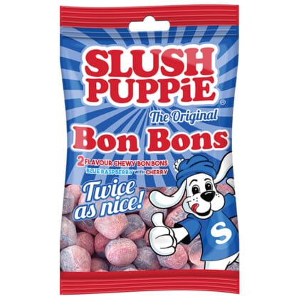 EXPIRED - Slush Puppie Blue Raspberry & Cherry Bon Bons (100g) BB 10/2023