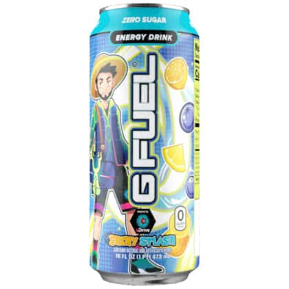 G FUEL Zero Sugar Energy Drink - aDrive's Shiny Splash - Blueberry Lemonade (473ml)