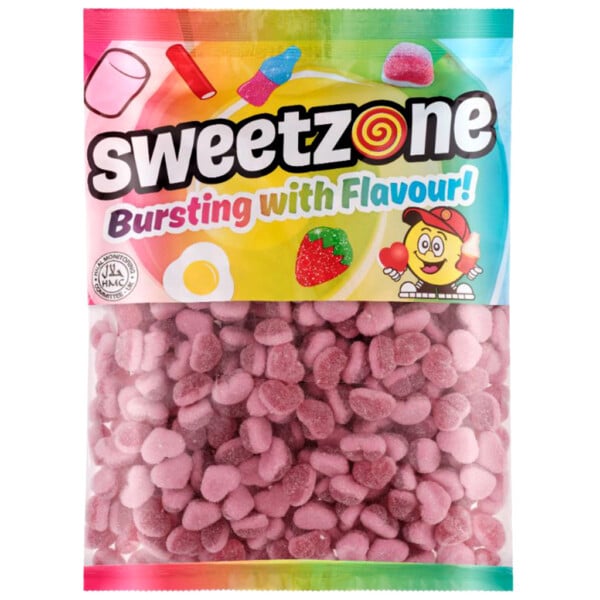 Sweetzone Fizzy Strawberry Hearts (1kg)
