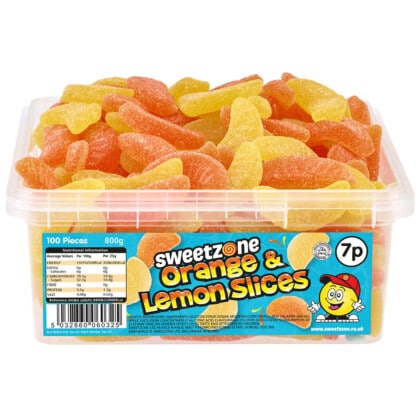 Sweetzone Orange & Lemon Slices 100 x 7p (800g)