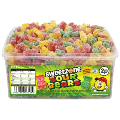 Sweetzone Sour Bears 350 x 2p (805g)