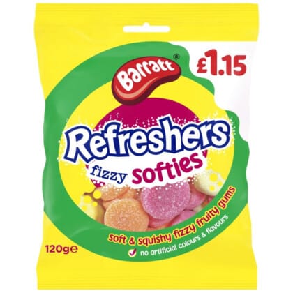Barratt Refreshers Fizzy Softies (120g)