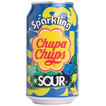 Chupa Chups Sour Blueberry Soda (345ml)