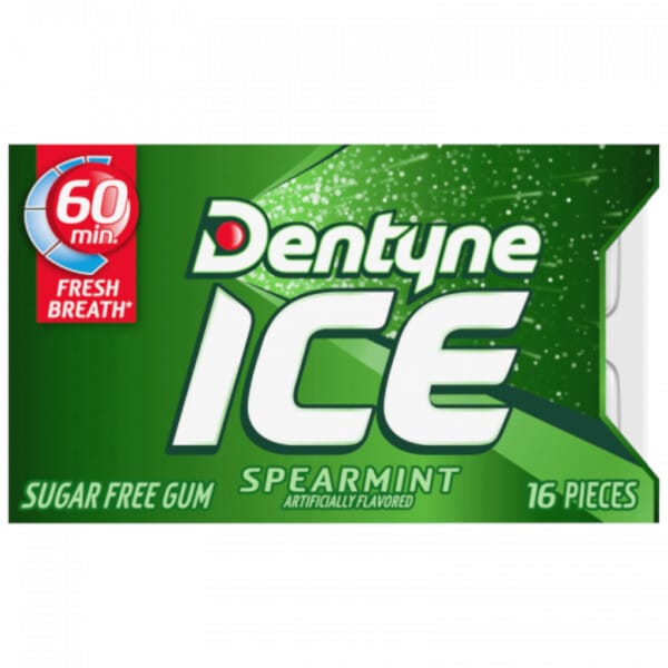 Dentyne Ice Spearmint Sugar Free Chewing Gum (16pc)