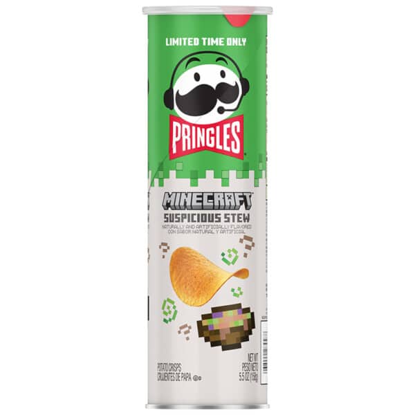 Pringles Limited Edition Minecraft Suspicious Stew (158g)