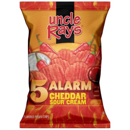 Uncle Ray's Potato Chips - 5 Alarm Cheddar & Sour Cream (85g)