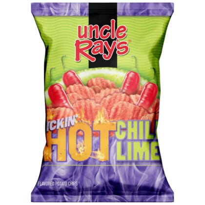 Uncle Ray's Potato Chips - Kickin' Hot Chili & Lime (85g)