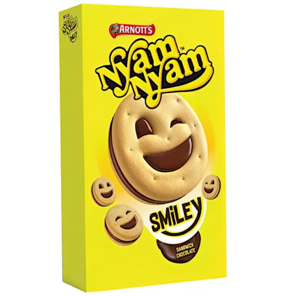 Arnott's Nyam Nyam Smiley (45g)
