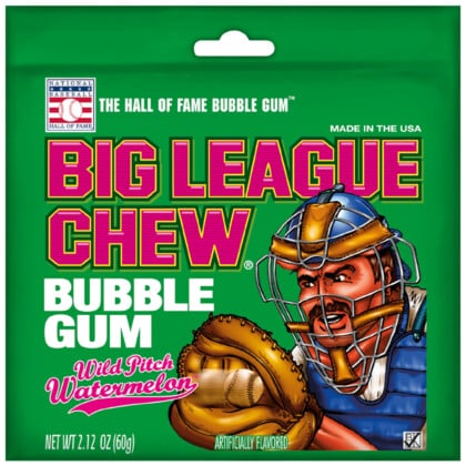 Big League Chew Bubble Gum Wild Pitch Watermelon (60g)