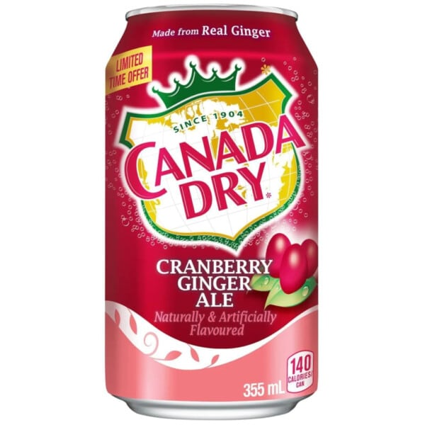 Canada Dry Cranberry Ginger Ale (355ml)