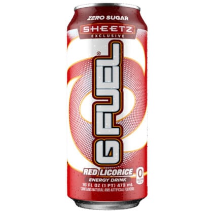 G FUEL Zero Sugar Energy Drink - Sheetz - Red Licorice (473ml)