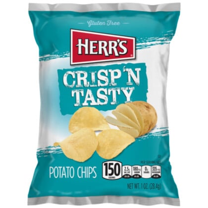 Herr's Regular Crisp 'N Tasty Potato Chips (28g)