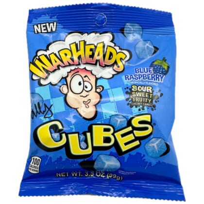 Warheads Blue Raspberry Cubes (99g)