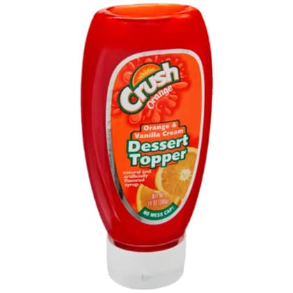 Crush Orange & Vanilla Cream Dessert Topper (340g)