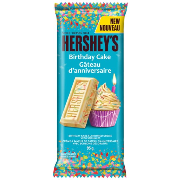 EXPIRED - Hershey's King Size Birthday Cake Bar (95g) BB 20/06/23