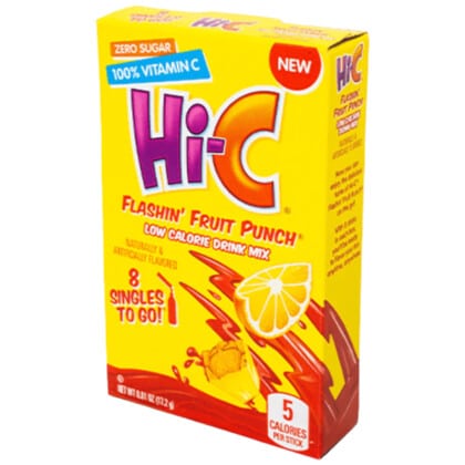Hi-C - Singles To Go - Flashin' Fruit Punch (17g)