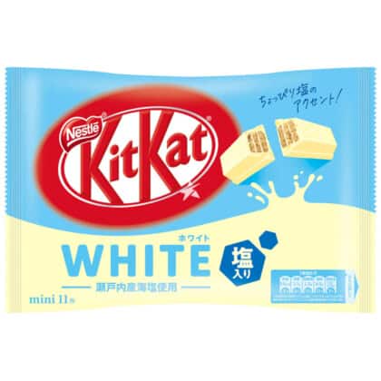 EXPIRED - KitKat Sea Salt White Chocolate Mini 11 Pack (127g) BB 05/2023