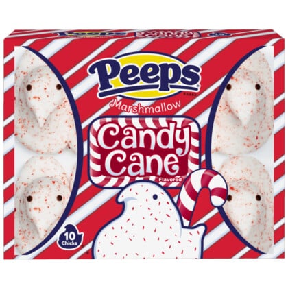 EXPIRED - Peeps Marshmallow Candy Cane Flavoured Chicks (85g) BB 07/2023