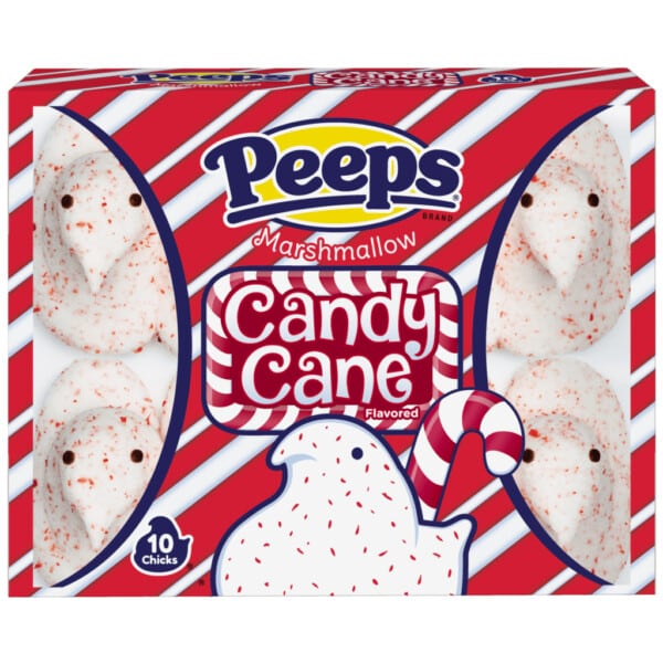 Peeps Marshmallow Candy Cane Flavoured Chicks (85g)