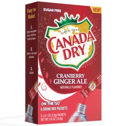Canada Dry - Singles To Go - Cranberry Ginger Ale (16g)