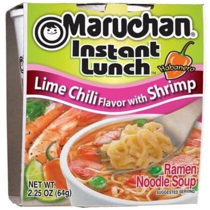 Maruchan Instant Lunch Lime Chilli Flavour With Shrimp (64g)