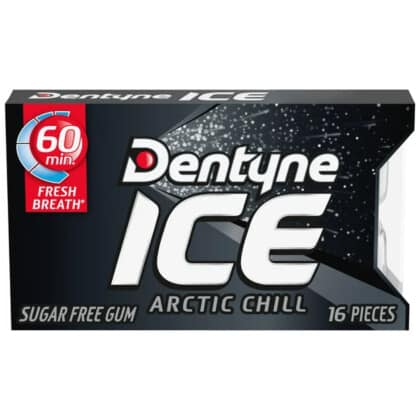 Dentyne Ice Arctic Chill Sugar Free Chewing Gum (16pc)