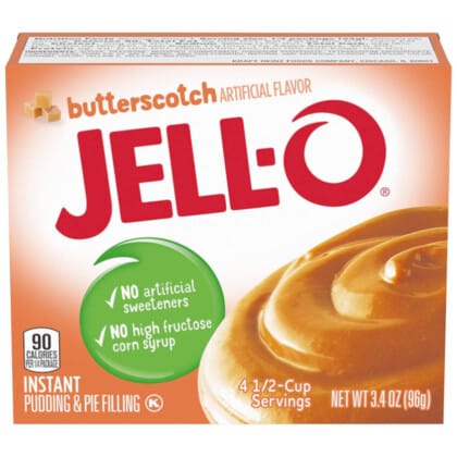 Jell-O Butterscotch Instant Pudding Mix (96g)