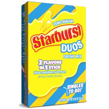 Starburst Duos - Singles To Go - Blue Raspberry Lemon (16g)
