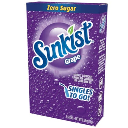 Sunkist - Singles To Go - Grape Flavour (15g)