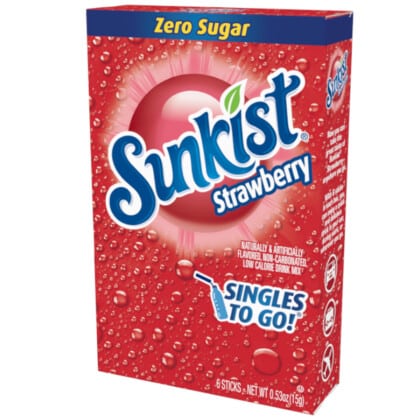Sunkist - Singles To Go - Strawberry Soda Flavour (15g)