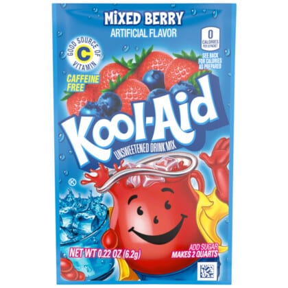 Kool Aid 2QT Mixed Berry (6.2g)