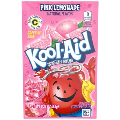 Kool Aid 2QT Pink Lemonade (6.5g)