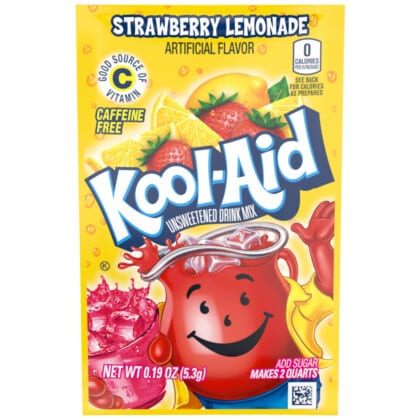 Kool Aid 2QT Strawberry Lemonade (5.1g)