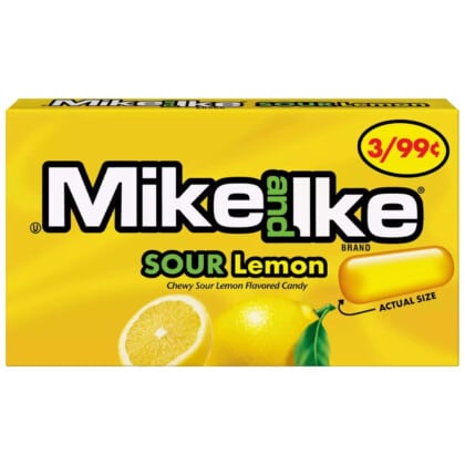 Mike and Ike Sour Lemon (22g)