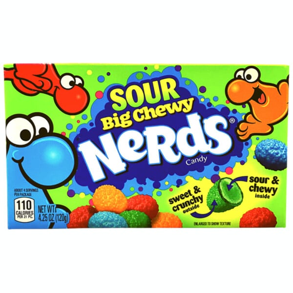 Nerds Sour Big Chewy Candy Theatre Box (120.4g)