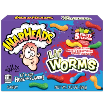 Warheads Lil' Worms Theatre Box (99g)
