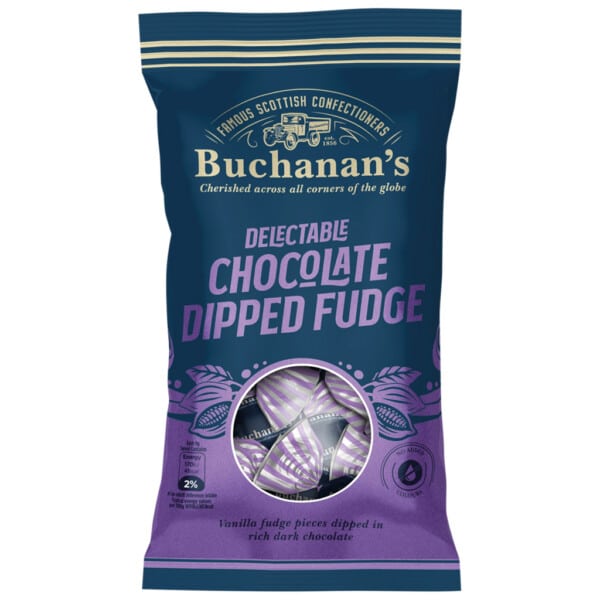 Buchanan's Delectable Chocolate Dipped Fudge (120g)
