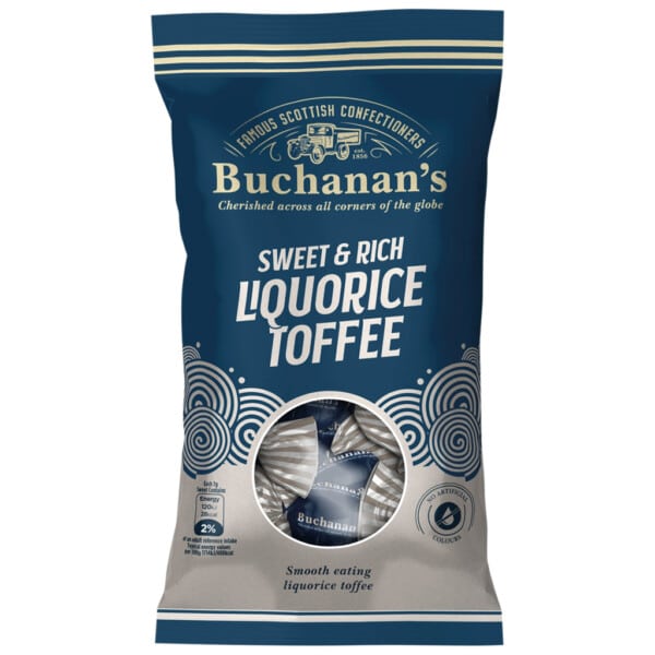 Buchanan's Sweet & Rich Liquorice Toffee (120g)