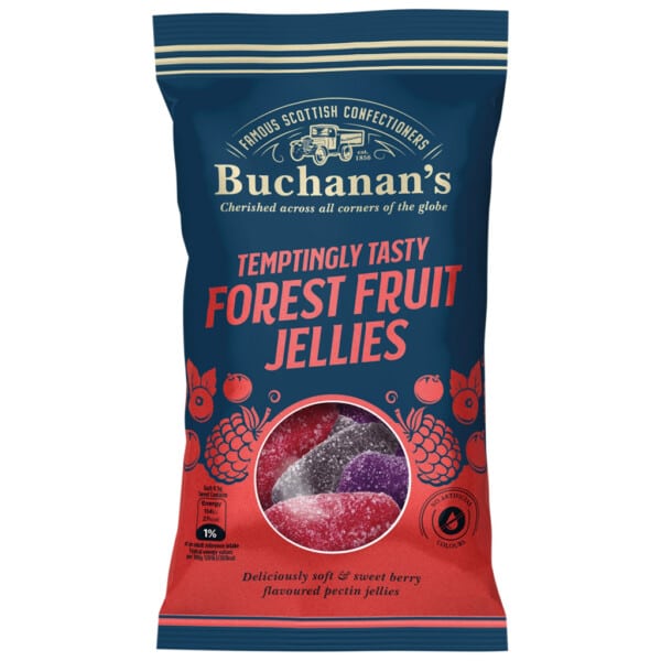 Buchanan's Temptingly Tasty Forest Fruit Jellies (140g)