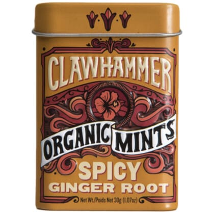 Clawhammer Organic Mints Spicy Ginger Root (30g)