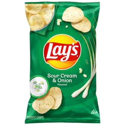 Lay's Sour Cream & Onion Potato Chips (184g)