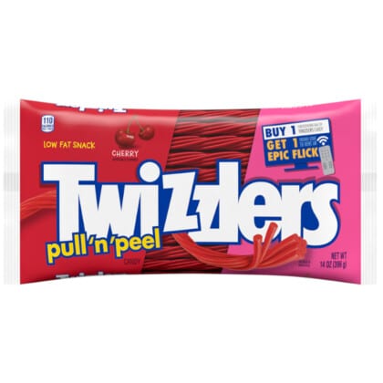 Twizzlers Cherry Pull n Peel Bag (396g)