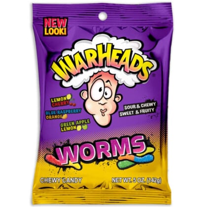 Warheads Sour Worms (142g)