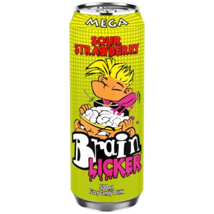 Brain Licker Sour Strawberry Soda (500ml)