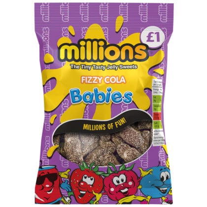 Millions Fizzy Cola Babies (120g)