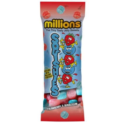 Millions Squishies Strawberry & Bubblegum (150g)